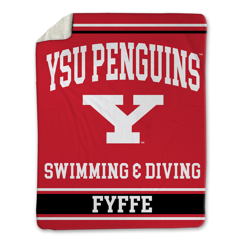 Youngstown State - NCAA Men's Swimming & Diving : Chase Fyffe - Blanket-0