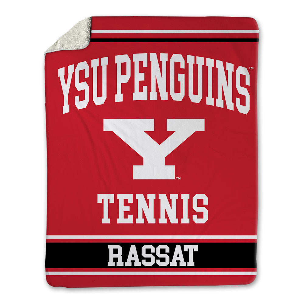 Youngstown State - NCAA Men's Tennis : William Rassat - Blanket-0
