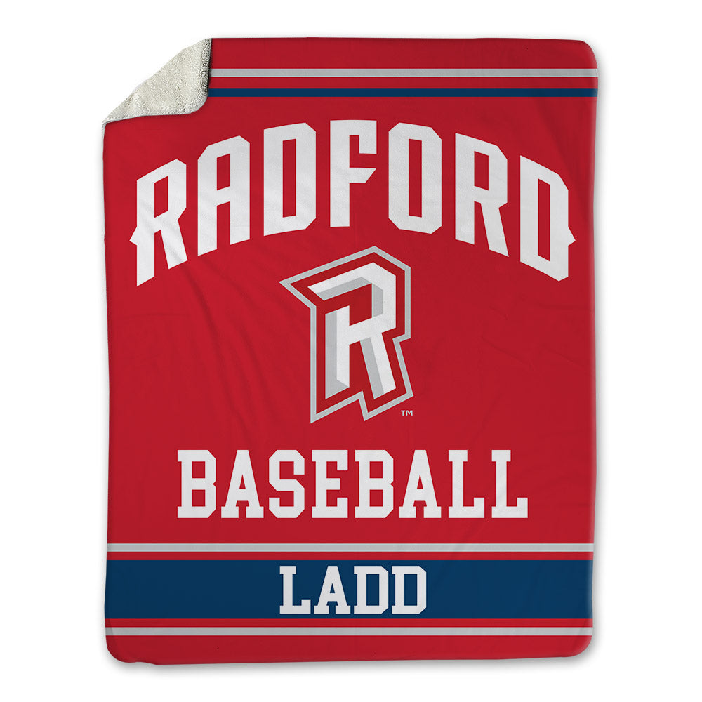 Radford - NCAA Baseball : Raymond Ladd - Blanket-0