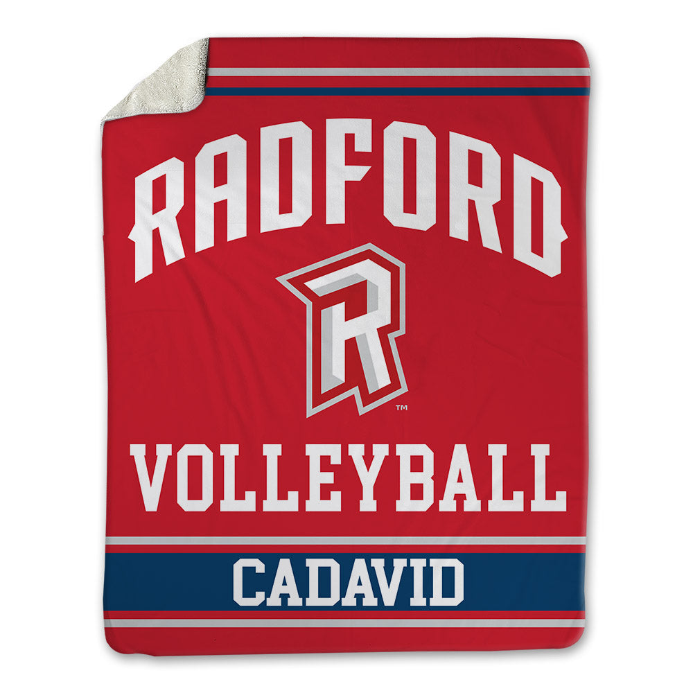 Radford - NCAA Women's Volleyball : Alyssa Cadavid - Blanket-0