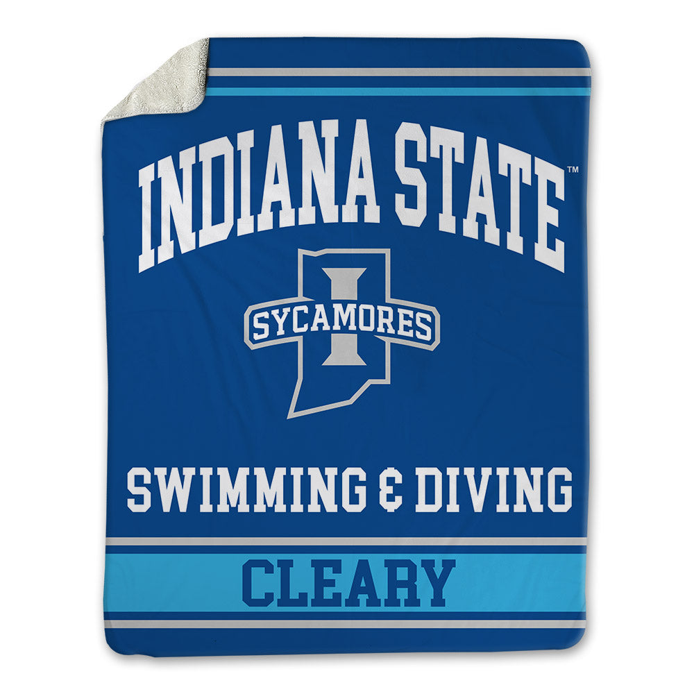 Indiana State - NCAA Women's Swimming & Diving : Bree Cleary - Blanket-0