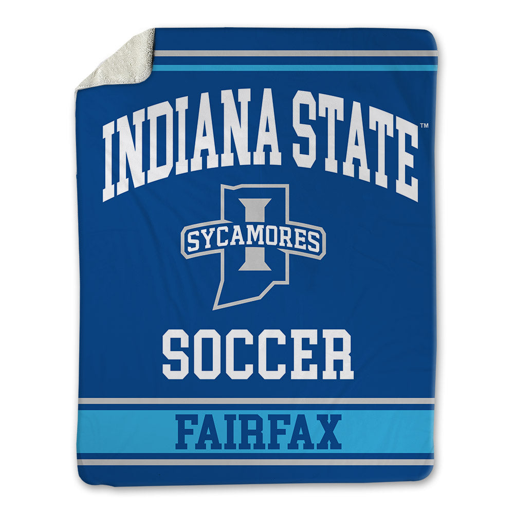 Indiana State - NCAA Women's Soccer : Autumn Fairfax - Blanket-0