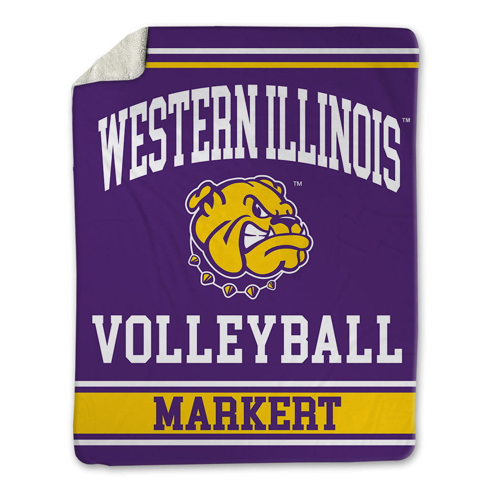 WIU - NCAA Women's Volleyball : Ashlee Markert - Blanket-0