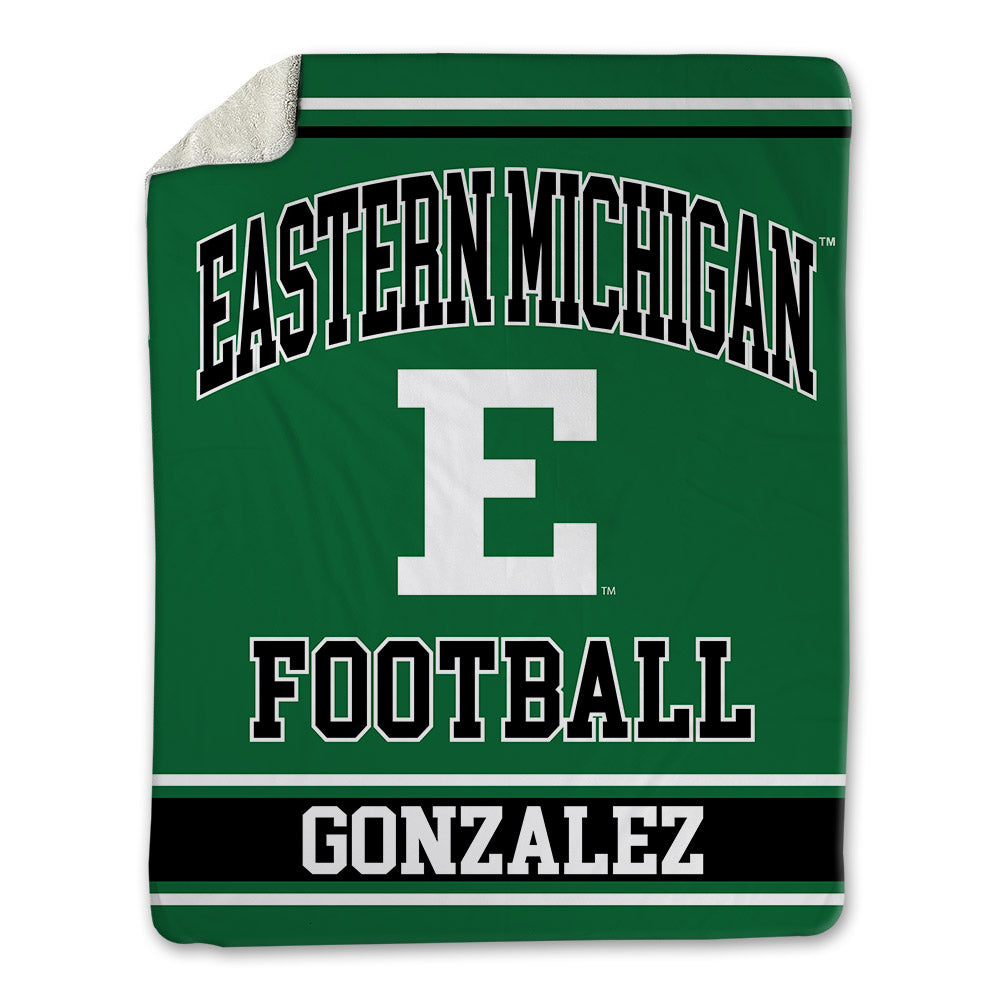 EMich - NCAA Football : Hector Gonzalez - Blanket-1