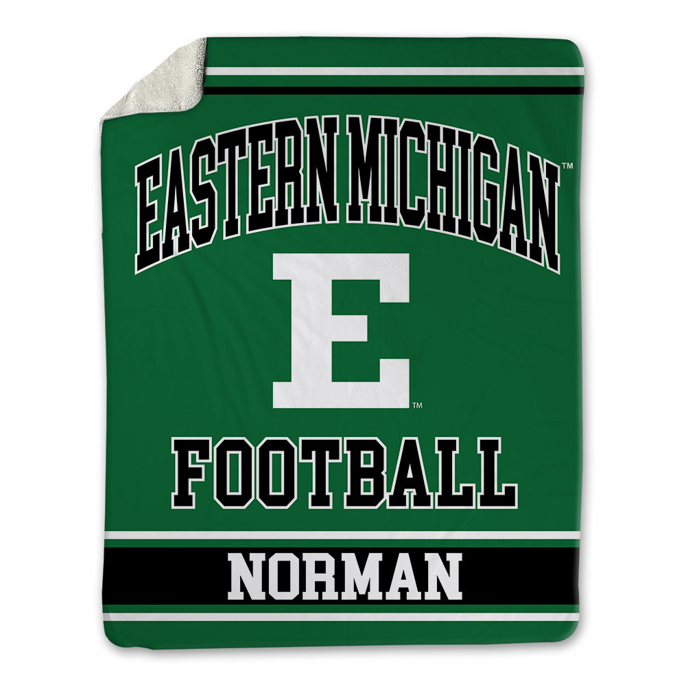 EMich - NCAA Football : Jayvin Norman - Blanket-1