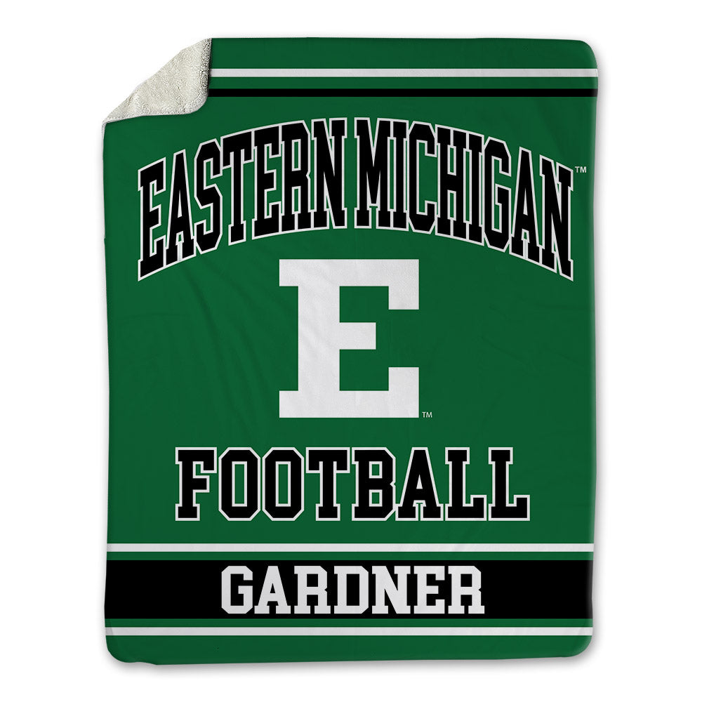 EMich - NCAA Football : Reggie Gardner - Blanket-1