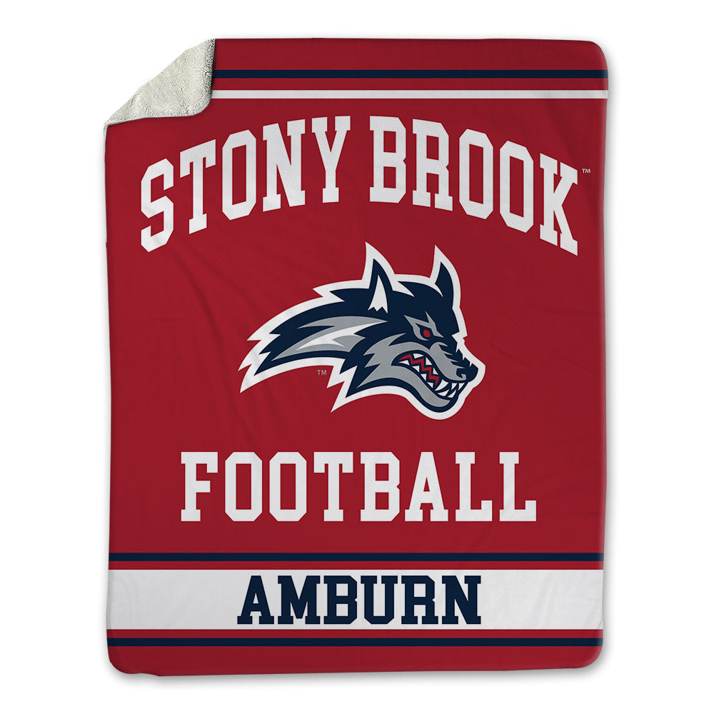 Stony Brook - NCAA Football : Jacob Amburn - Blanket-0