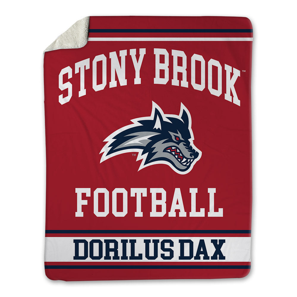 Stony Brook - NCAA Football : David Asher Dorilus Dax - Blanket-0