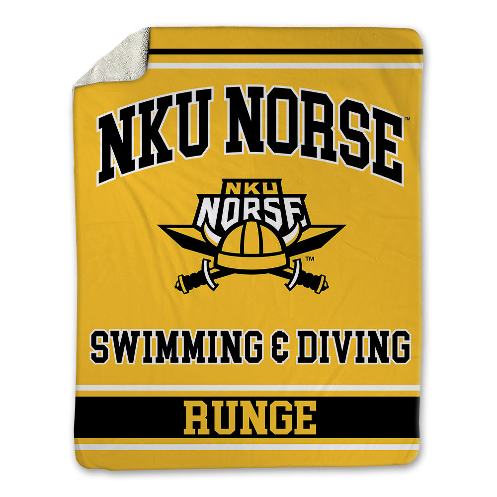NKU - NCAA Men's Swimming & Diving : Frank Runge - Blanket-0