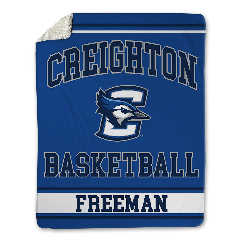Creighton - NCAA Men's Basketball : Owen Freeman - Blanket-0