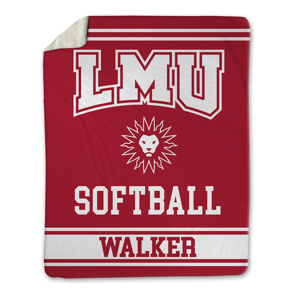 LMU - NCAA Softball : Taelor Walker - Blanket-0
