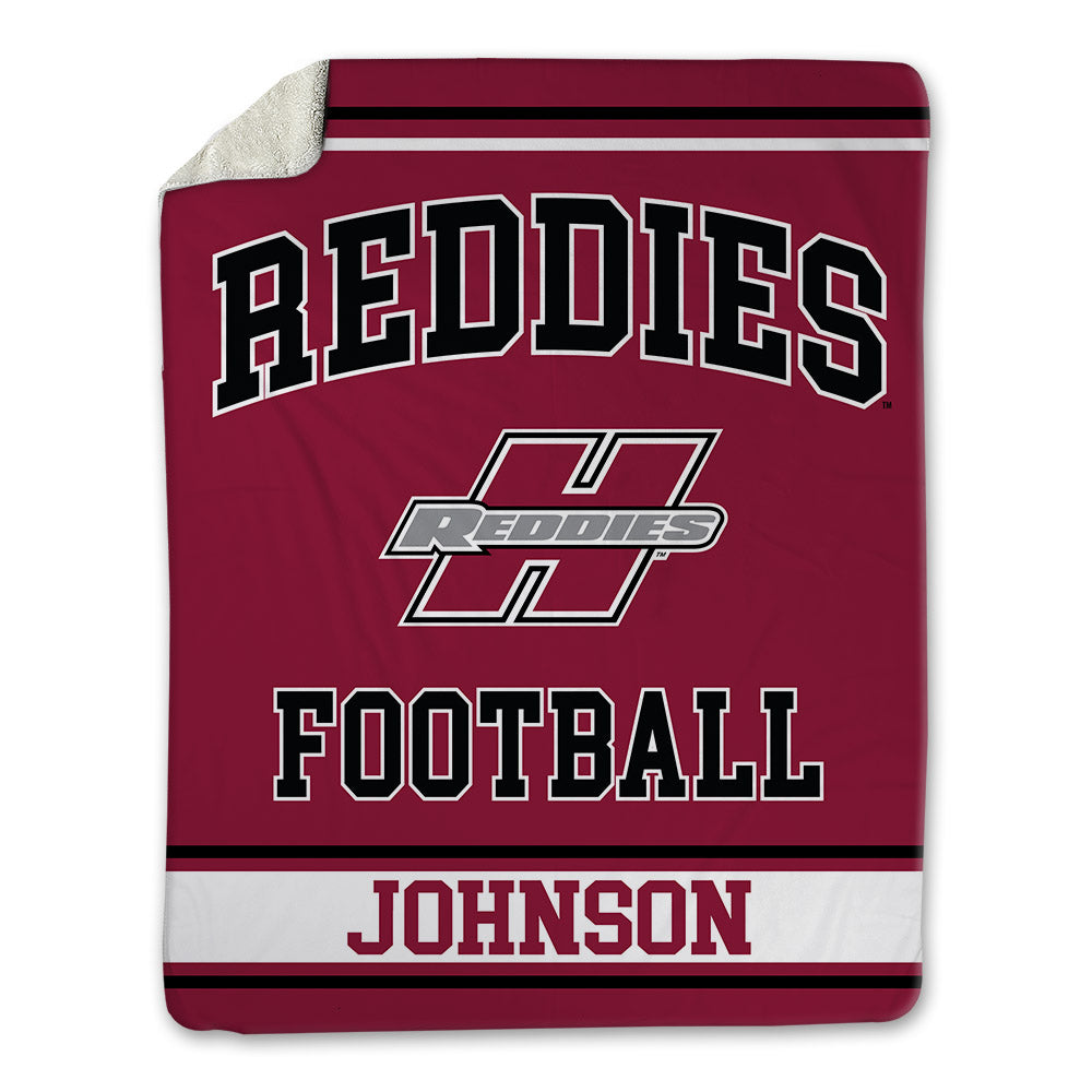 Henderson State - NCAA Football : Brandon Johnson - Blanket-0