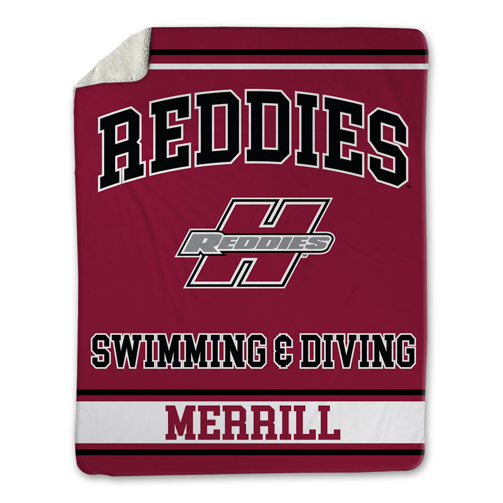 Henderson State - NCAA Women's Swimming & Diving : Elliana Merrill - Blanket-0