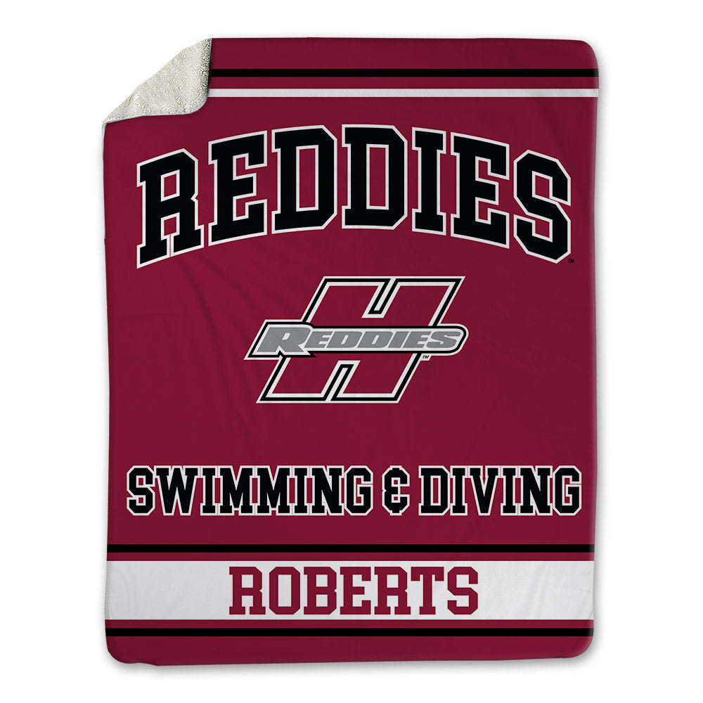 Henderson State - NCAA Women's Swimming & Diving : Raven Roberts - Blanket-0