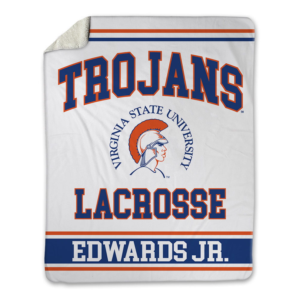 Virginia State - NCAA Men's Lacrosse : Domonic Edwards Jr. - Blanket-0