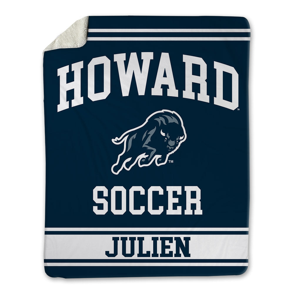 Howard - NCAA Men's Soccer : Jorden Julien - Blanket-0