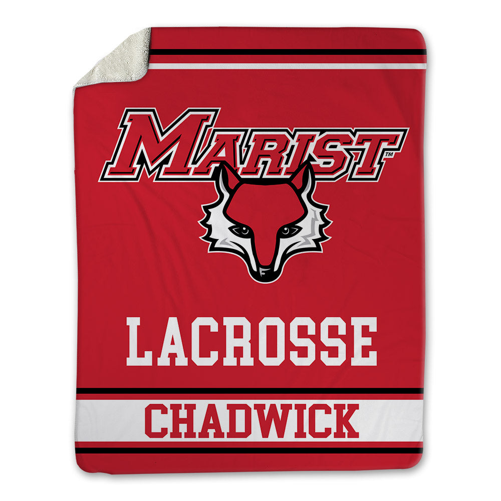 Marist - NCAA Men's Lacrosse : Matthew Chadwick - Blanket-0