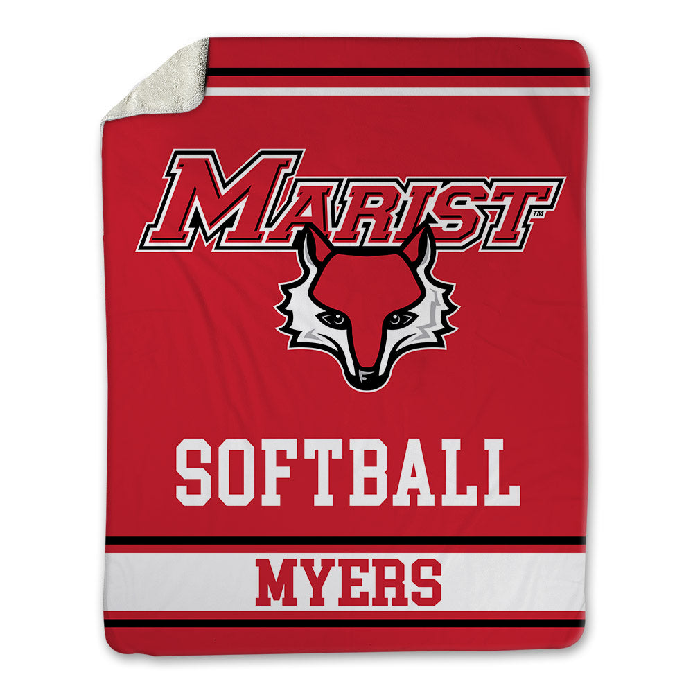 Marist - NCAA Softball : Kiley Myers - Blanket-0