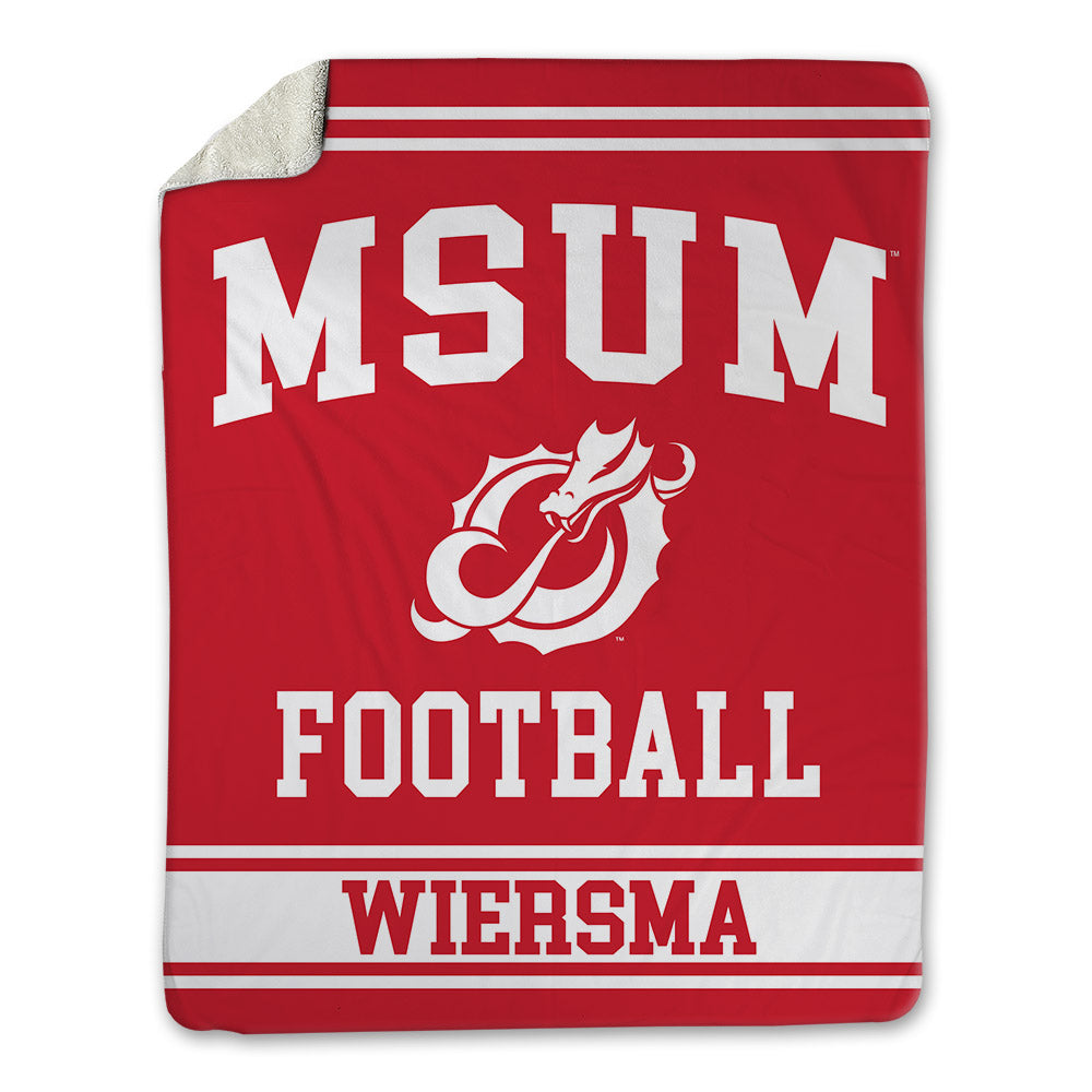 MSUM - NCAA Football : Owen Wiersma - Blanket-0