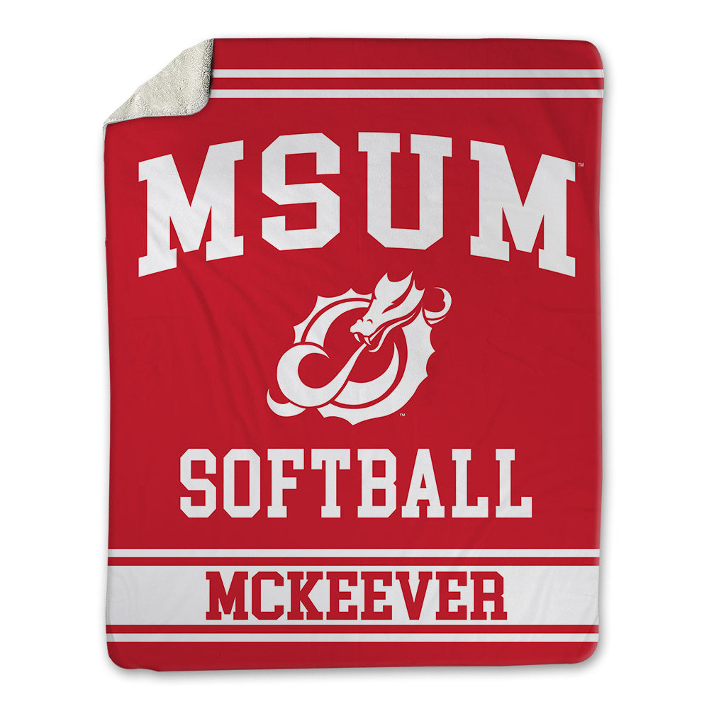 MSUM - NCAA Softball : Riley McKeever - Blanket-0