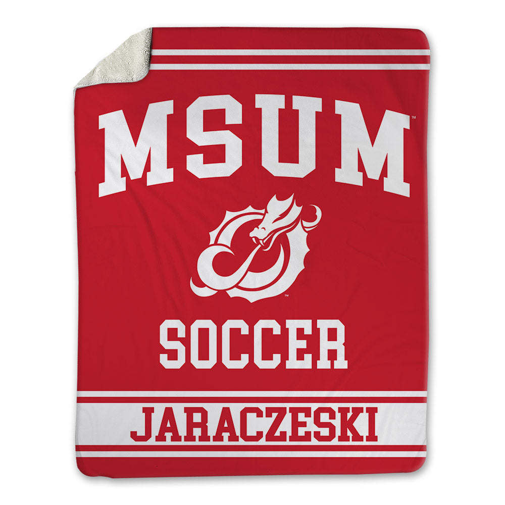 MSUM - NCAA Women's Soccer : Lizzy Jaraczeski - Blanket-0