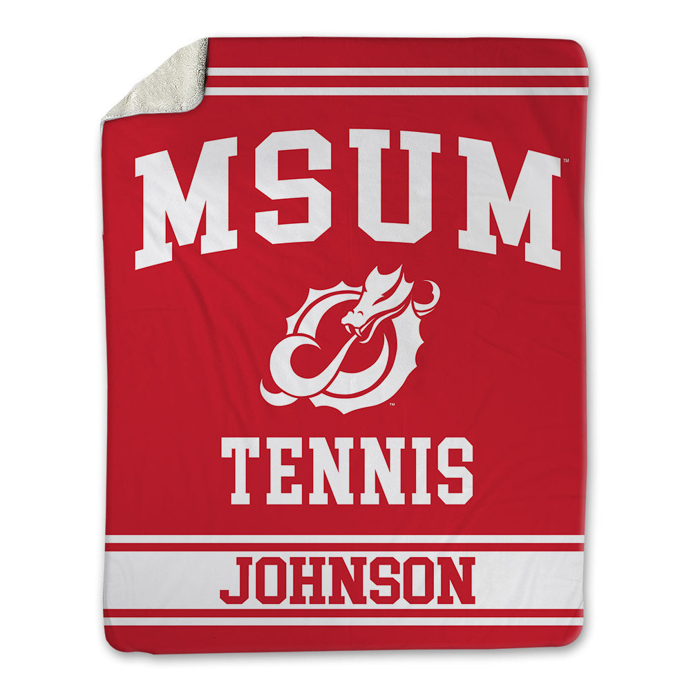 MSUM - NCAA Women's Tennis : Alayna Johnson - Blanket-0