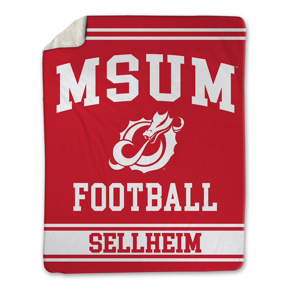 MSUM - NCAA Football : Brennan Sellheim - Blanket-0