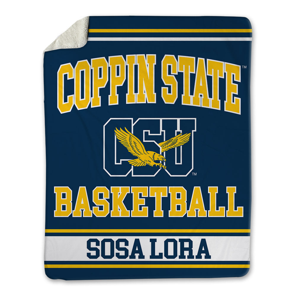 Coppin State - NCAA Women's Basketball : Patricia Sosa Lora - Blanket-1