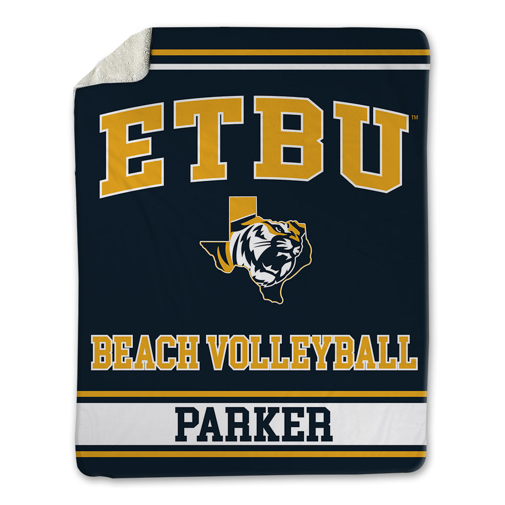 ETBU - NCAA Beach Volleyball : Taylor Parker - Blanket-0