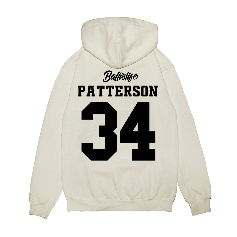 UConn - NCAA Women's Basketball : Ayanna Patterson - Ball is Life - UConn vs USC White Premium Hooded Sweatshirt-1