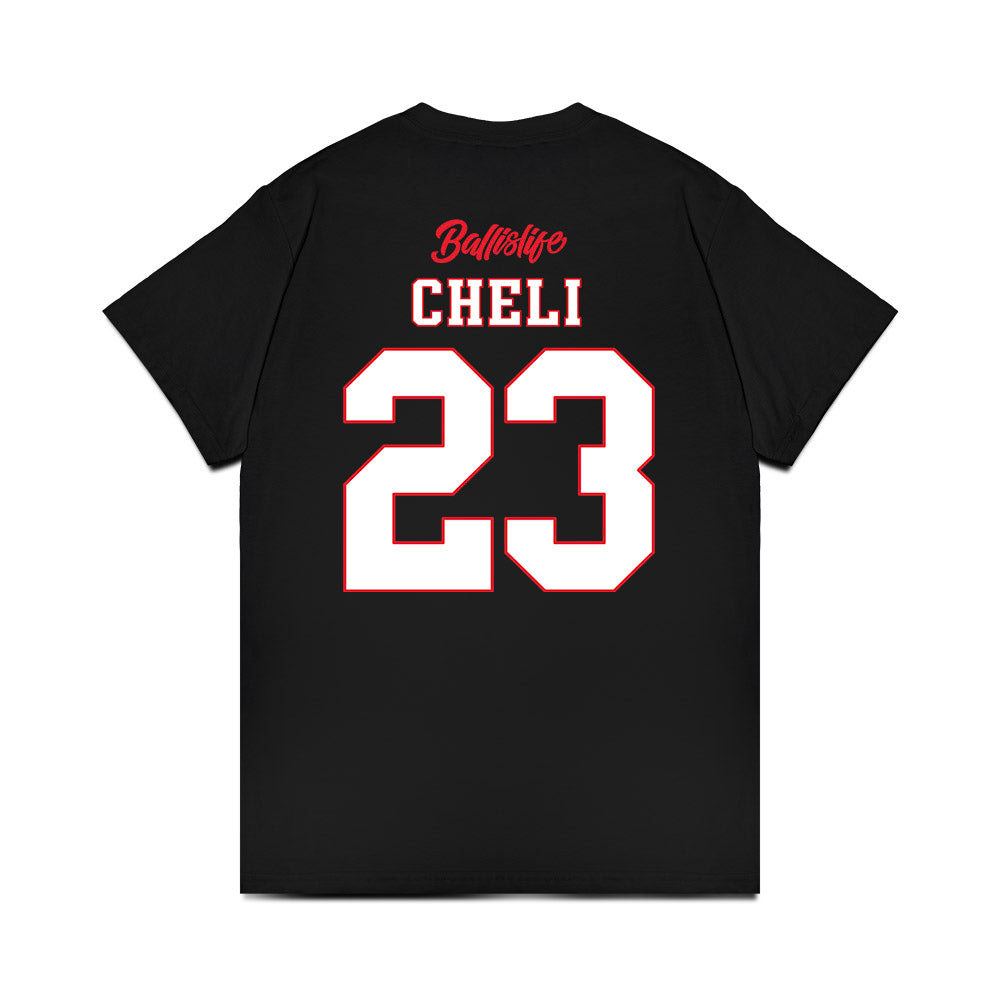 UConn - NCAA Women's Basketball : Morgan Cheli - Ball is Life - UConn vs USC Black Premium T-Shirt-1