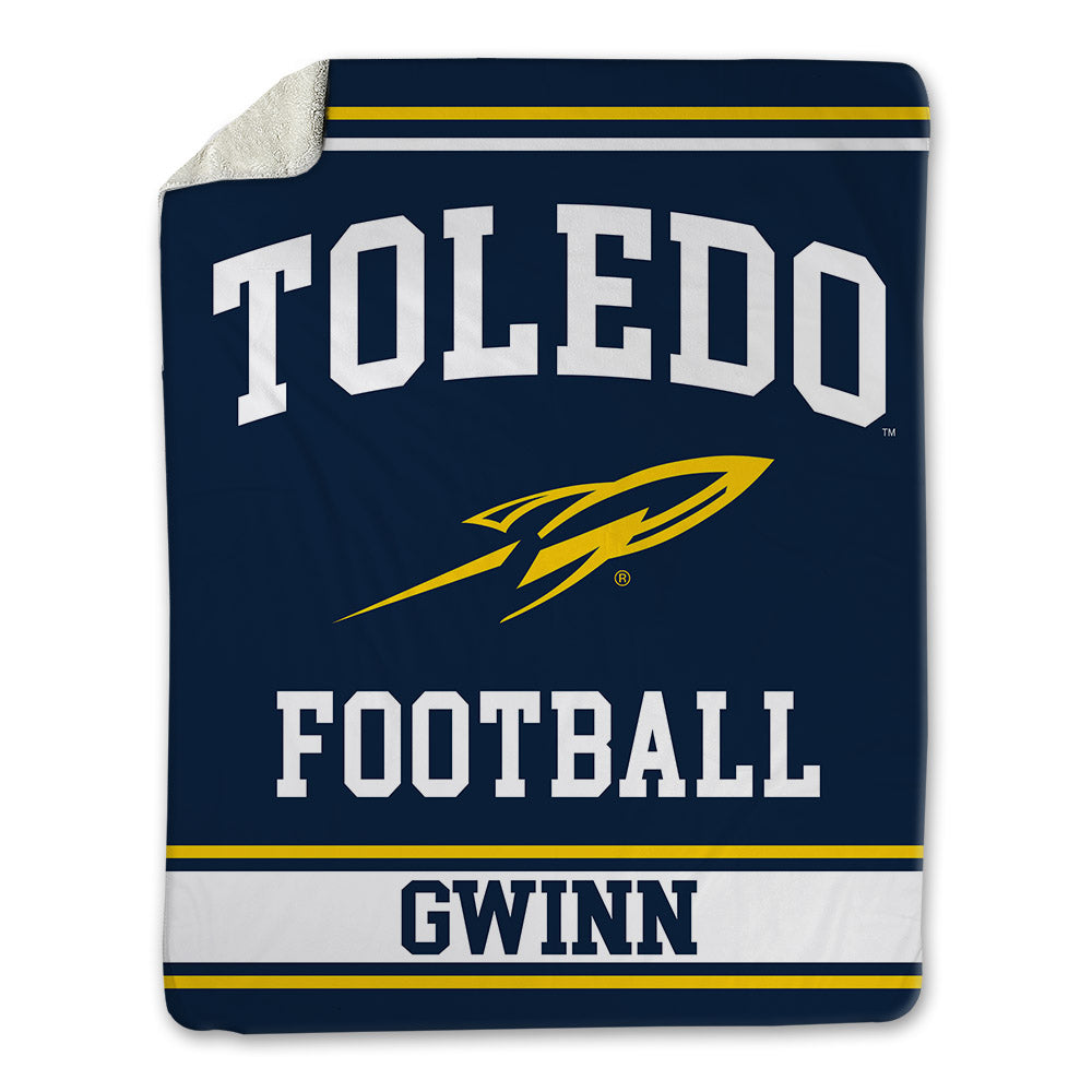 Toledo - NCAA Football : Cameron Gwinn - Blanket-0