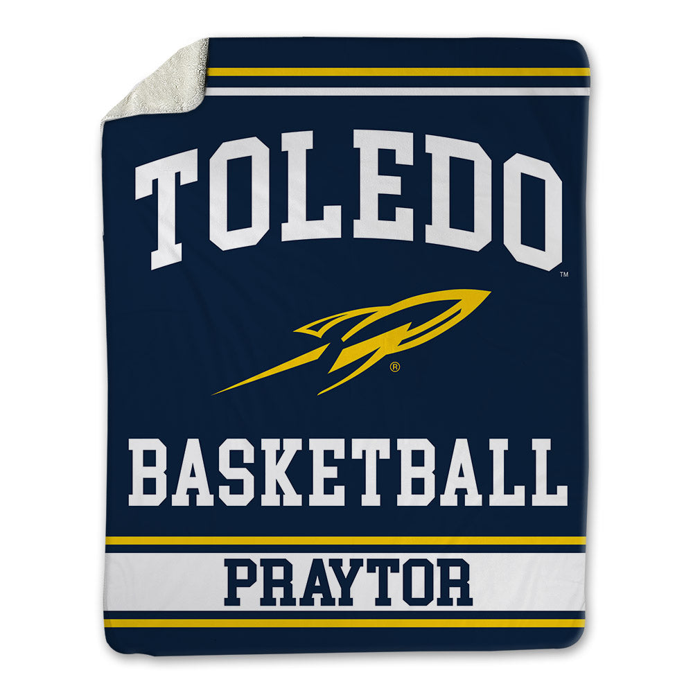 Toledo - NCAA Men's Basketball : London Praytor - Blanket-0