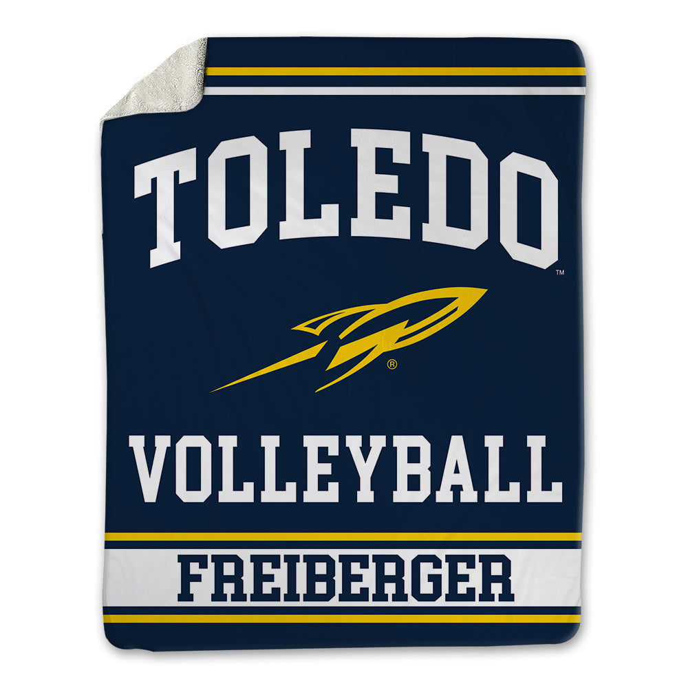 Toledo - NCAA Women's Volleyball : Grace Freiberger - Blanket-0