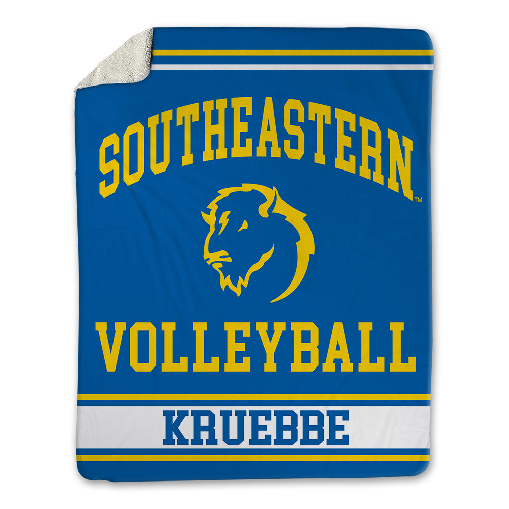 Southeastern - NCAA Women's Volleyball : Faith Kruebbe - Blanket-0