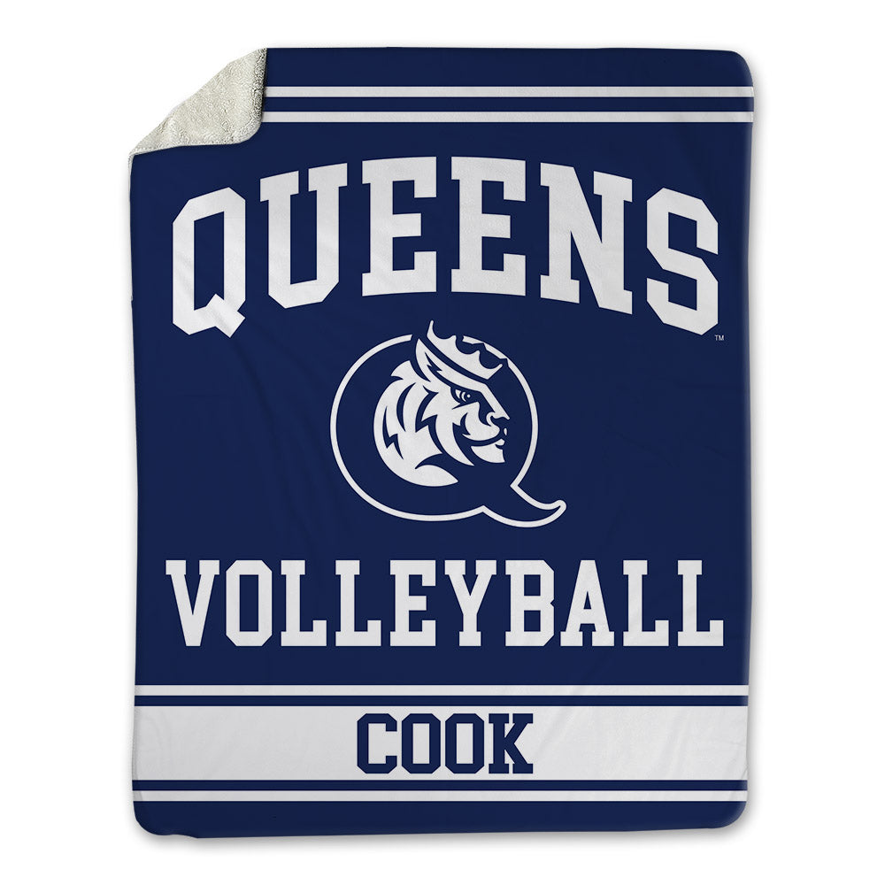 Queens - NCAA Women's Volleyball : Marlee Cook - Blanket-0
