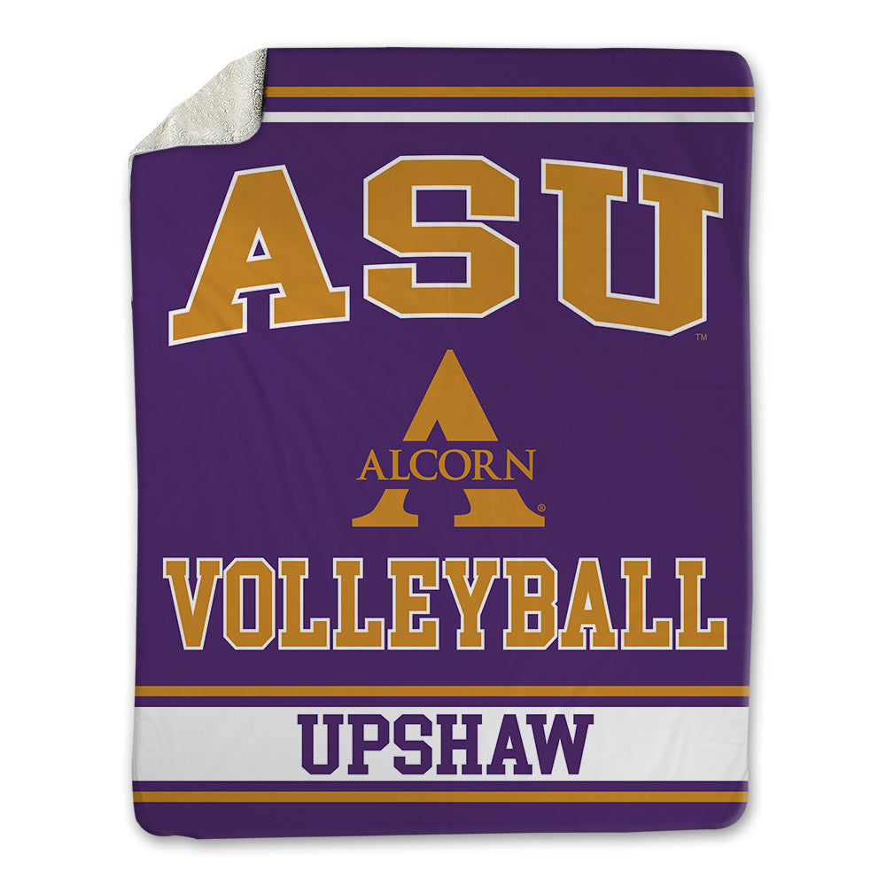 Alcorn - NCAA Women's Volleyball : Bailey Upshaw - Blanket-0