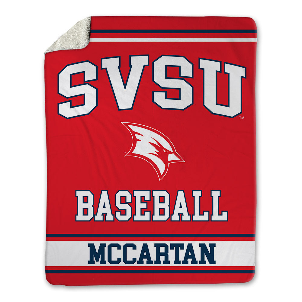 Saginaw Valley - NCAA Baseball : Ryan Mccartan - Blanket-0