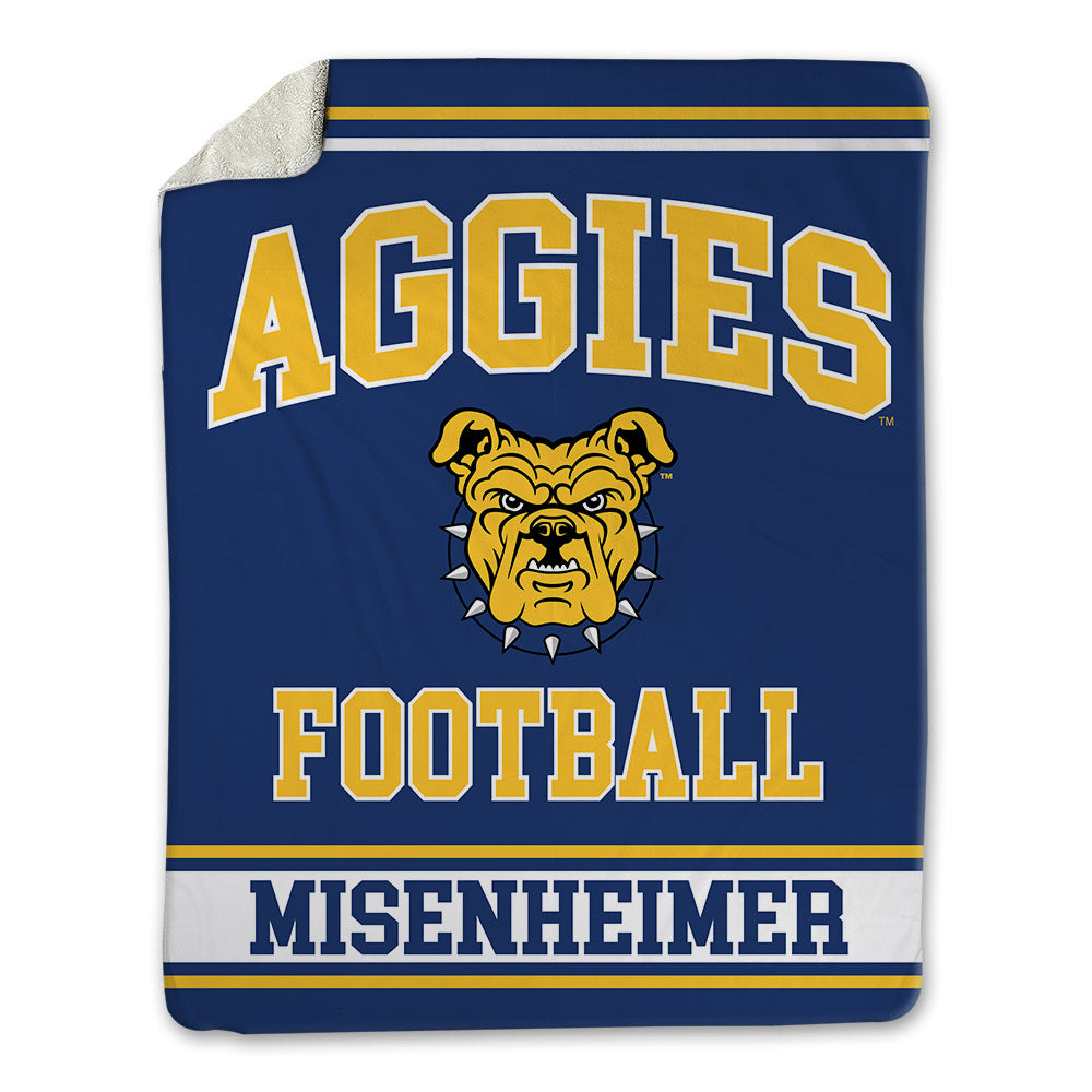 North Carolina A&T - NCAA Football : Wesley Misenheimer - Blanket-0