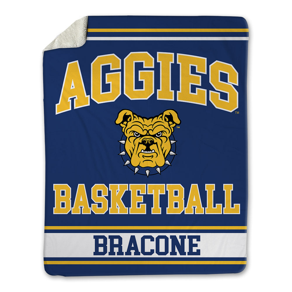 North Carolina A&T - NCAA Women's Basketball : Maleia Bracone - Blanket-0