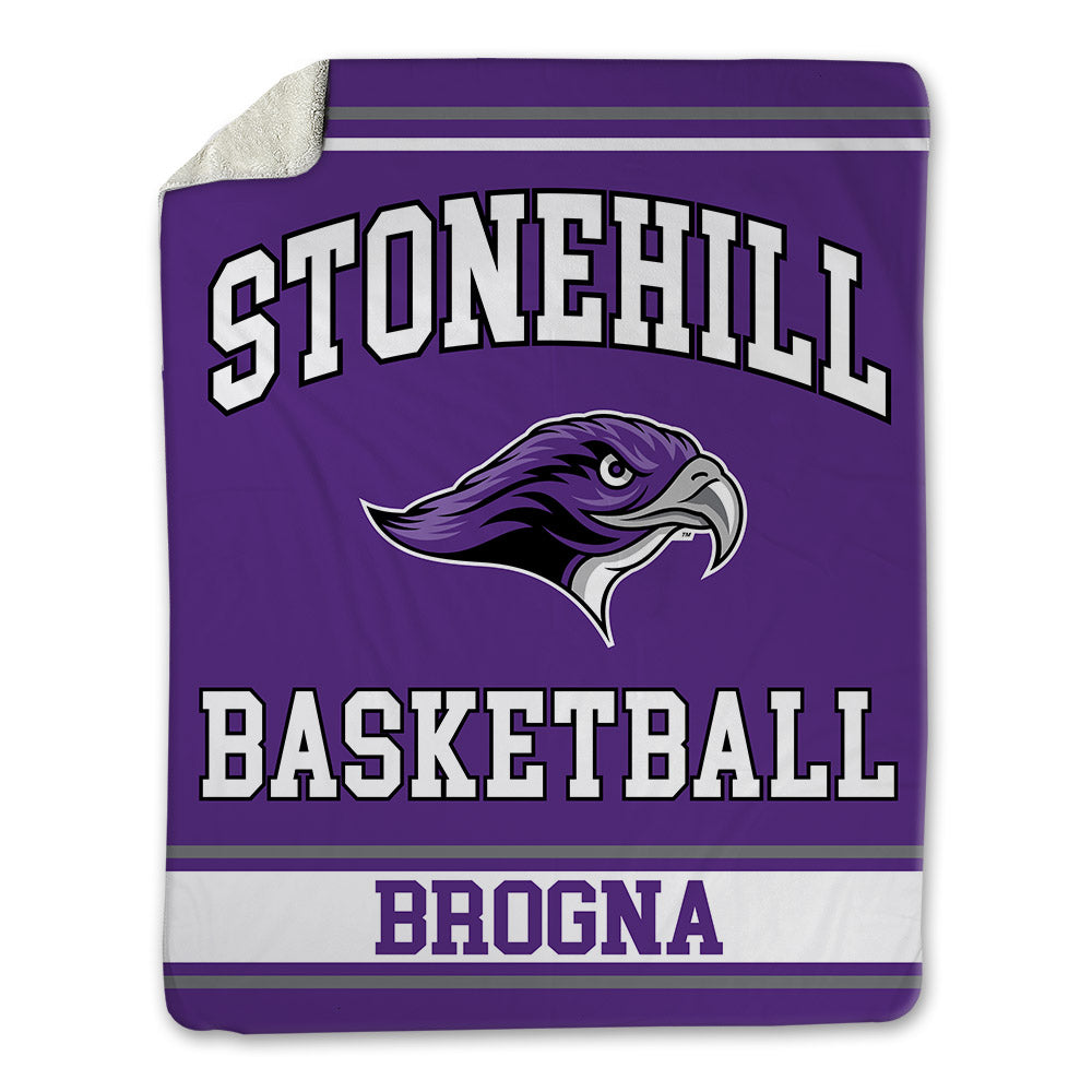 Stonehill - NCAA Men's Basketball : Todd Brogna - Blanket-0