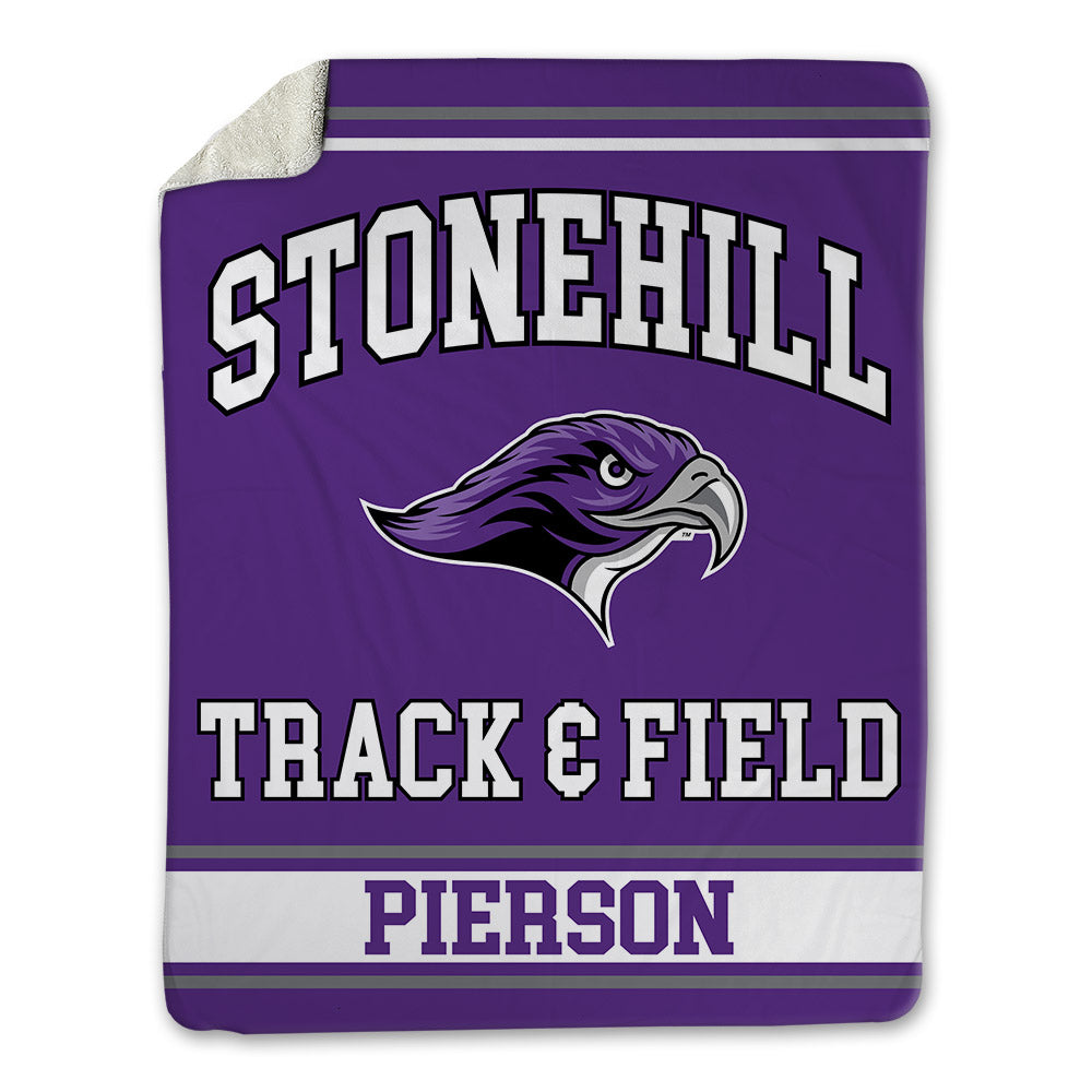 Stonehill - NCAA Men's Track & Field (Indoor) : Drew Pierson - Blanket-0