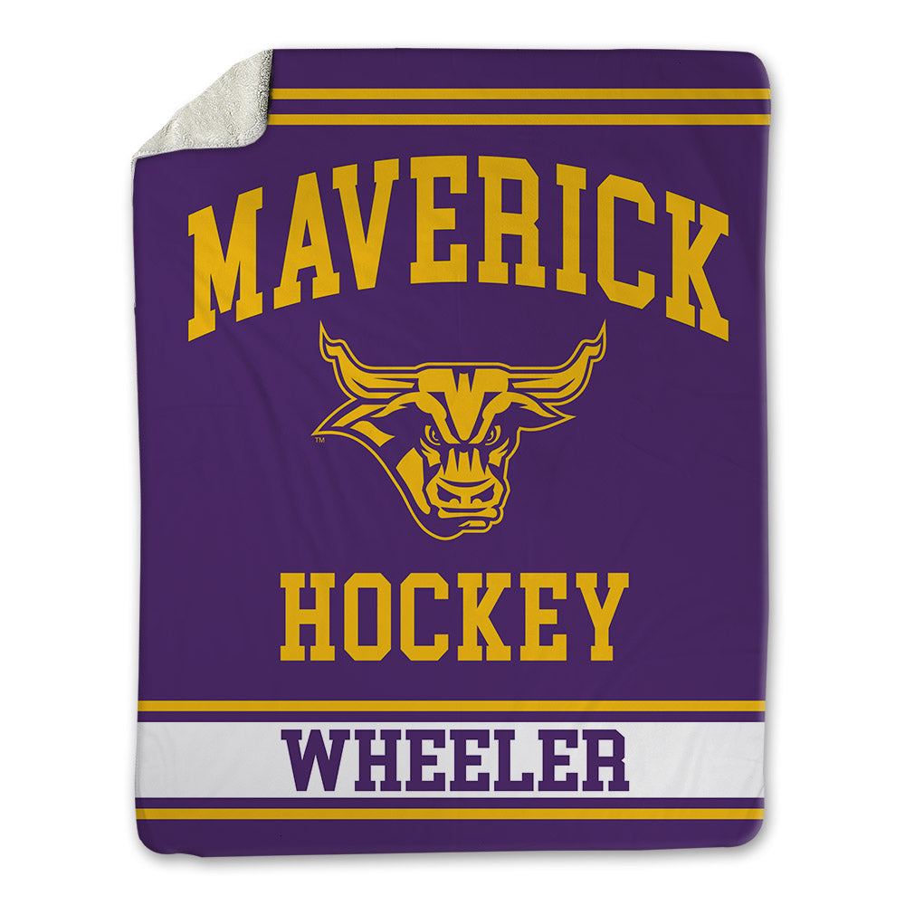 Minn. St. - NCAA Men's Ice Hockey : Mason Wheeler - Blanket-0