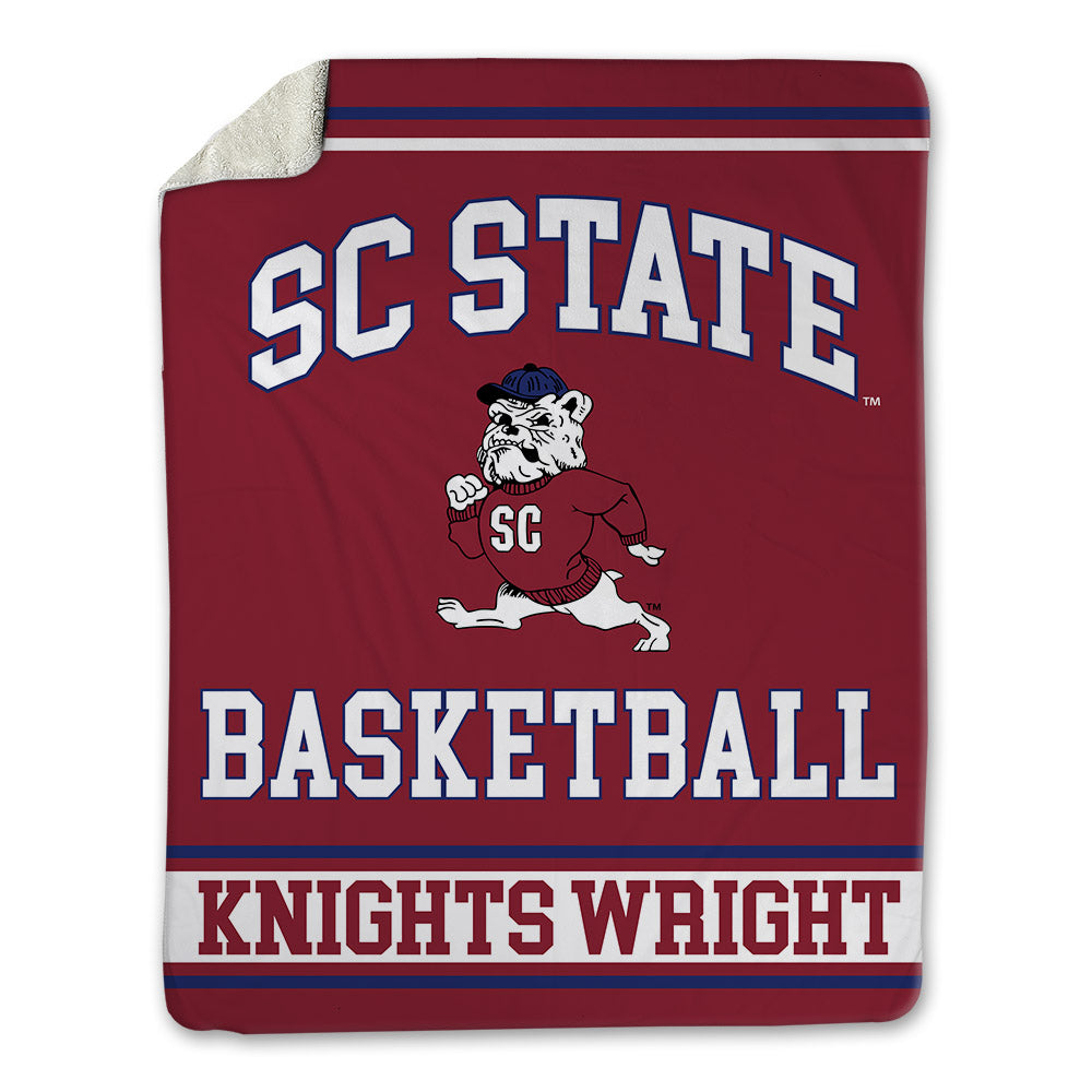 SCSU - NCAA Men's Basketball : DShay Knights Wright - Blanket-0