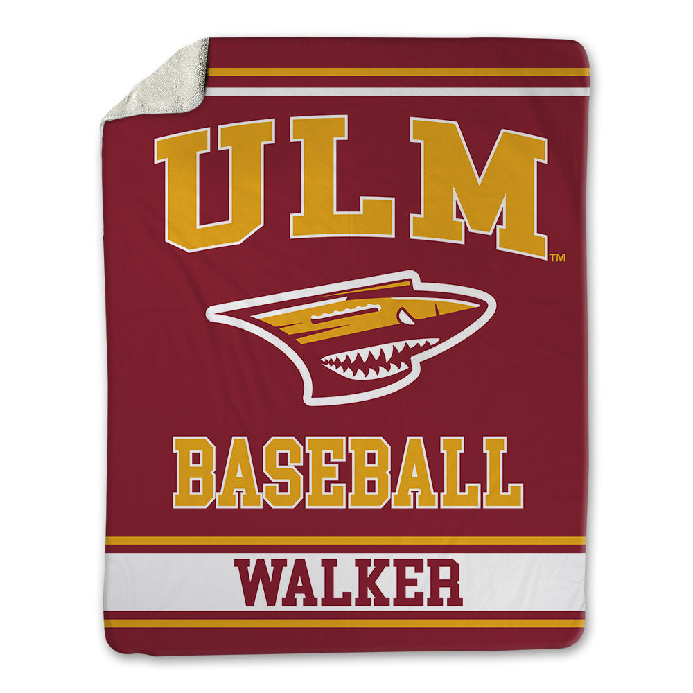 ULM - NCAA Baseball : Isaiah Walker - Blanket-0