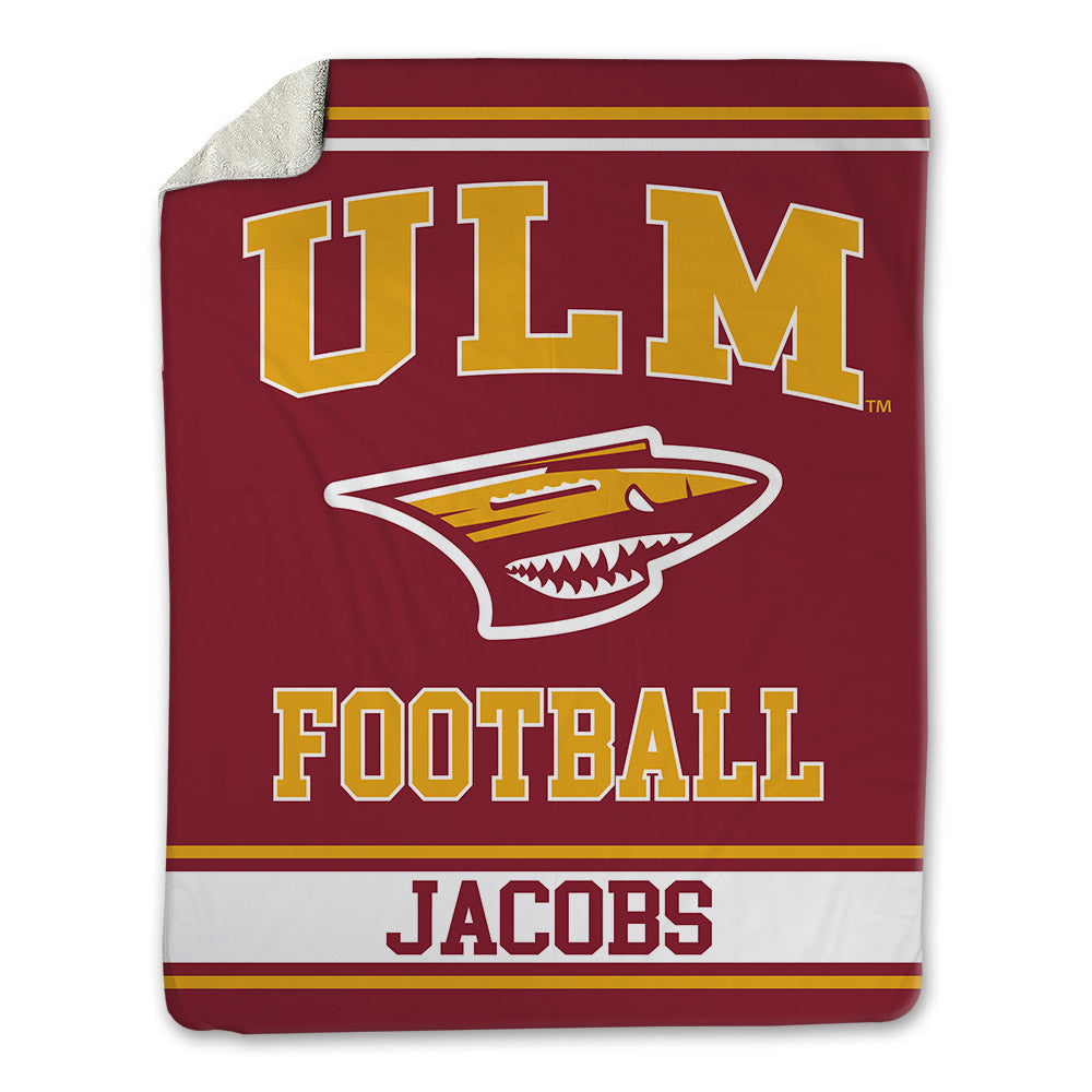 ULM - NCAA Football : Levontae Jacobs - Blanket-0