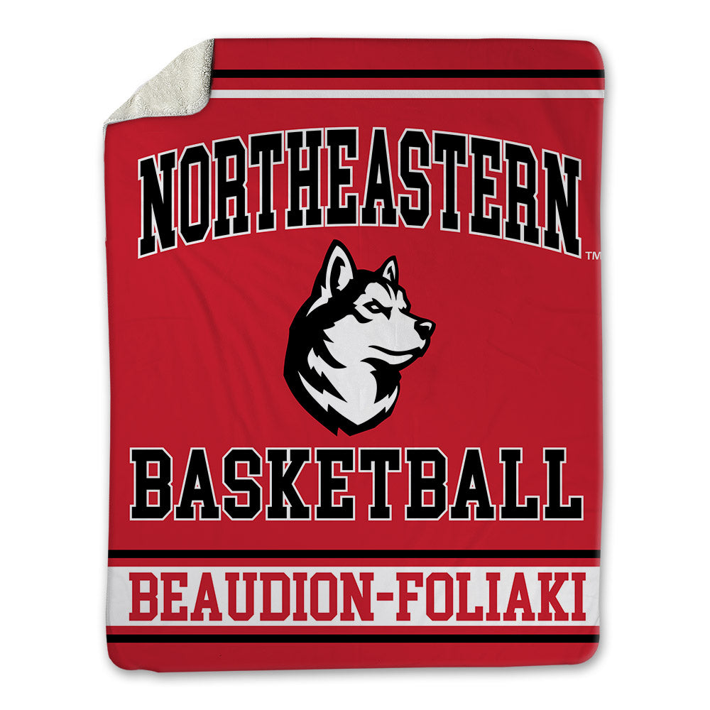 Northeastern - NCAA Women's Basketball : Kailee Beaudion-Foliaki - Blanket-0