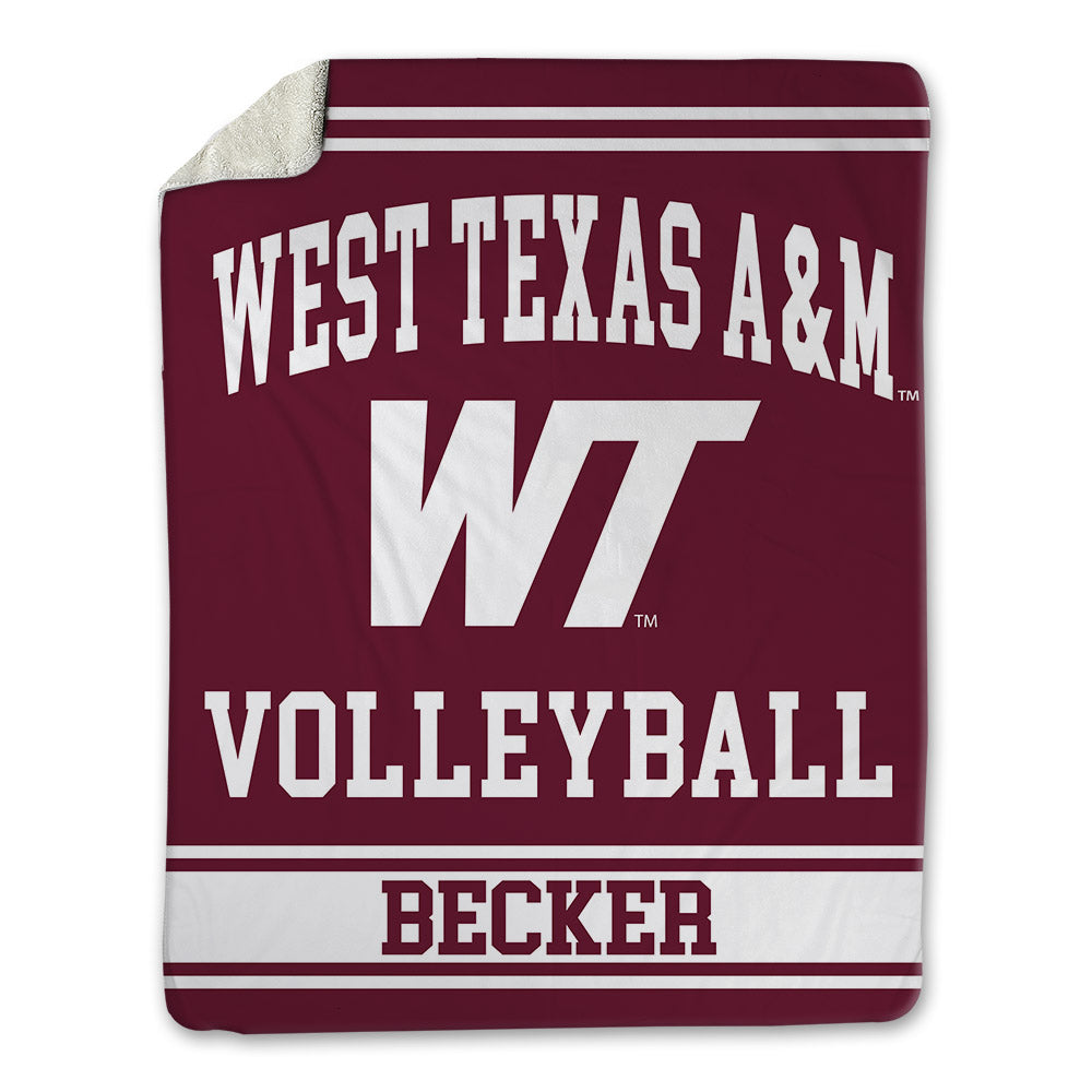WTAMU - NCAA Women's Volleyball : Emma Becker - Blanket-0