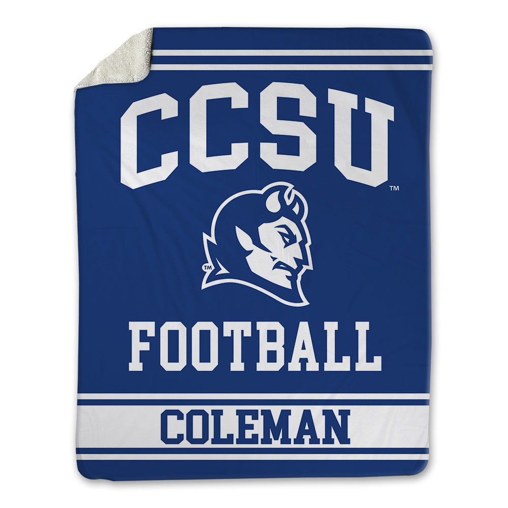 CCSU - NCAA Football : Wayne Coleman - Blanket-0