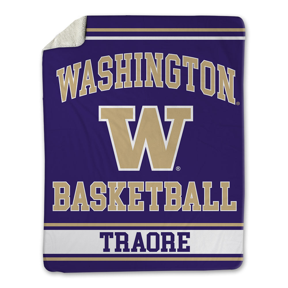 Washington - NCAA Men's Basketball : Mady Traore - Blanket-0